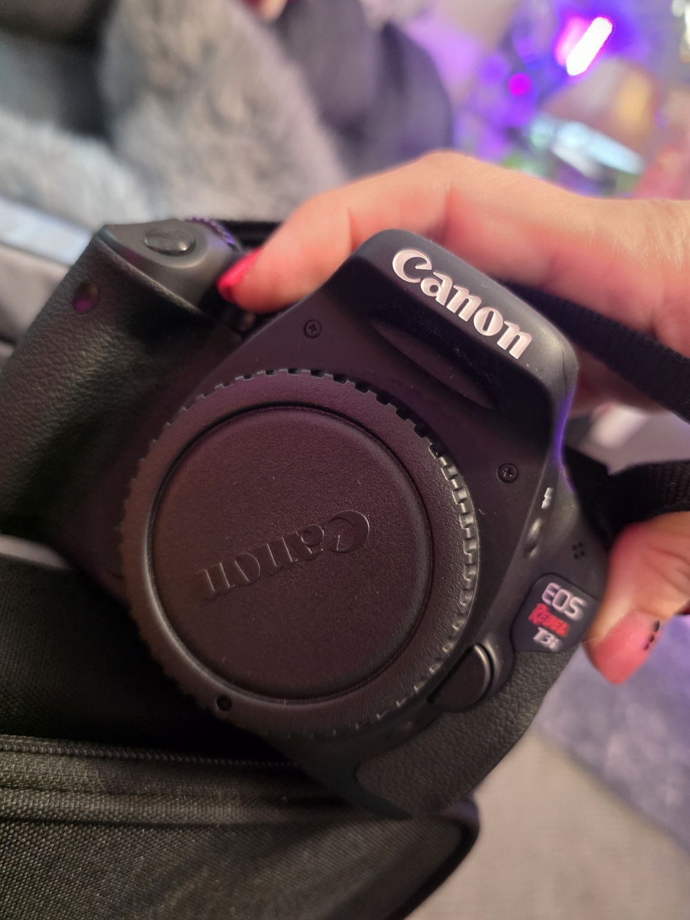 Canon Black EOS Rebel T3 DSLR Camera Body
